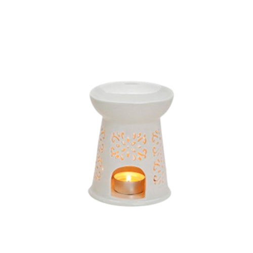 Duftlampe Blomst hvid fra Fischer Pure Nature