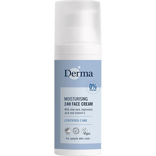 Derma 24H Moisturising Face Cream fra Derma