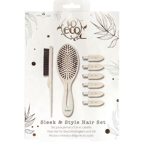 So Eco Sleek & Style Hair Set - værdi 189,- fra So Eco