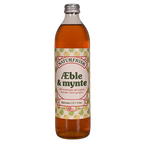 Æble & Mynte saft Ø fra Naturfrisk