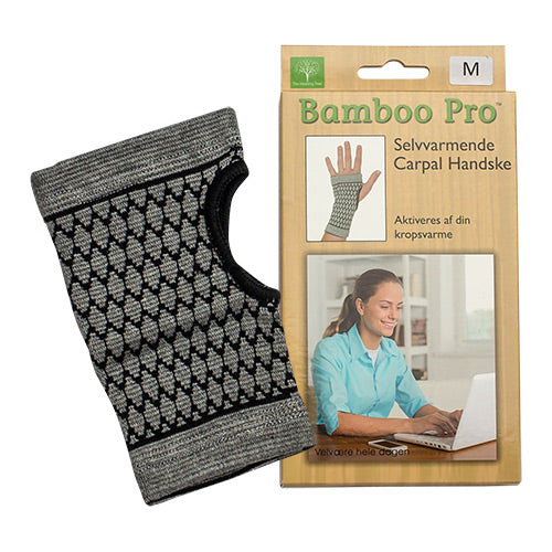 Carpal handske, Str. M fra Bamboo Pro