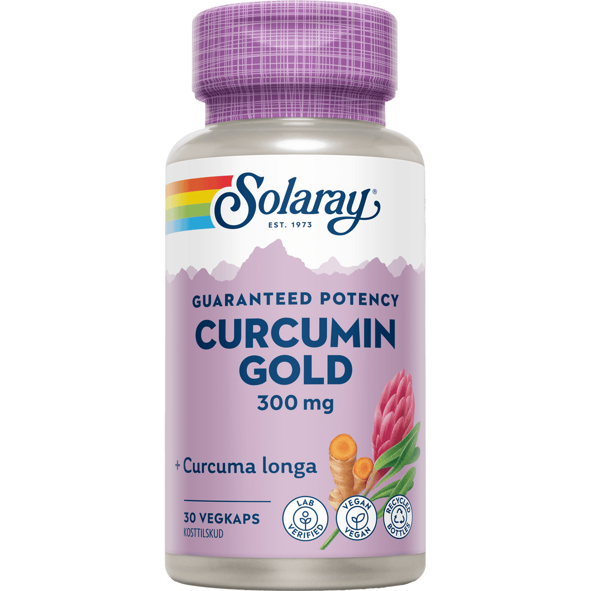 Solaray Curcumin Gold | 30 kapsler