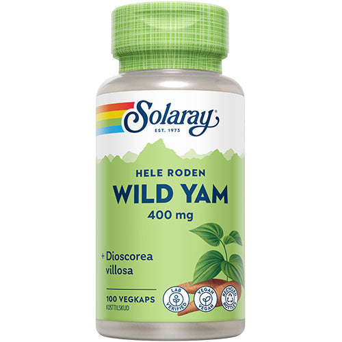 Wild Yam Root 400 mg fra Solaray
