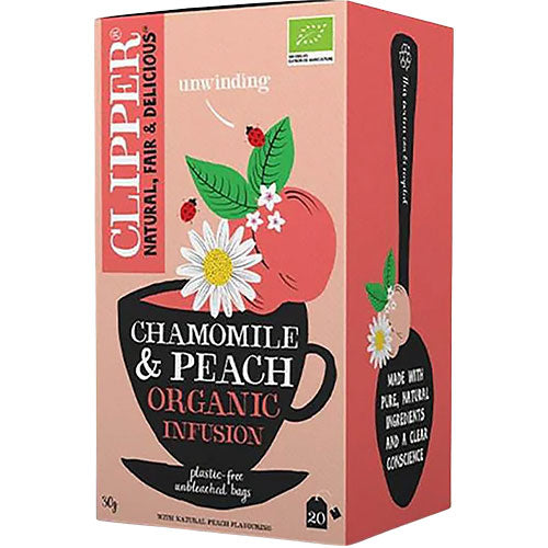 Kamille & Fersken Te Clipper Ø fra Clipper