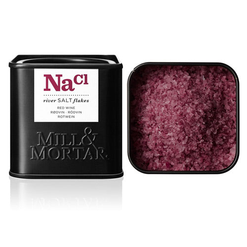 Rødvinssalt i flager fra Mill & Mortar