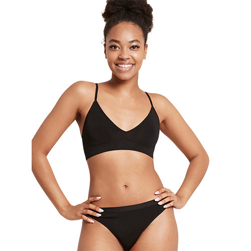 Triangle Bralette sort str. L LyoLyte fra Boody