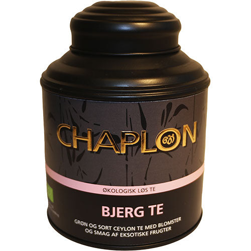 Bjergblomst grøn te dåse Ø fra Chaplon