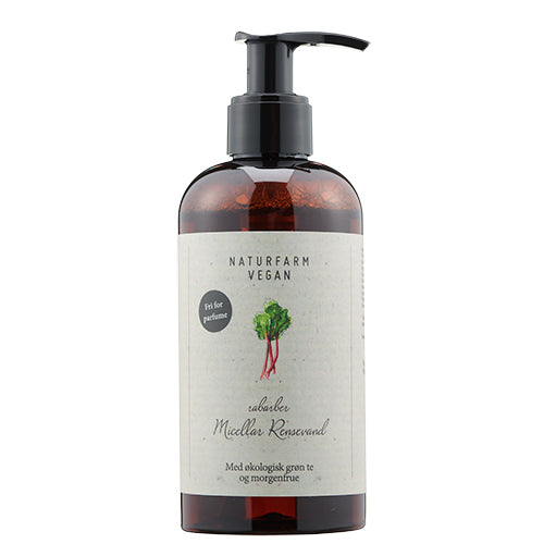 Micellar Rensevand Rabarber fra Naturfarm