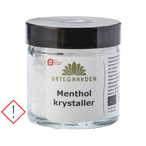 Mentholkrystaller Ø fra Urtegaarden