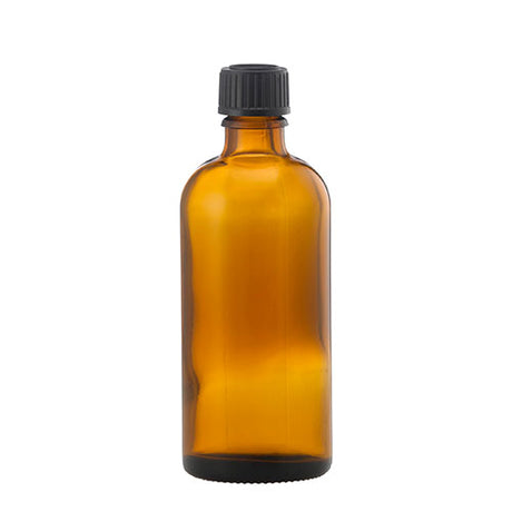 Brun glasflaske 100 ml fra Urtegaarden