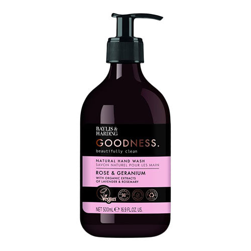 Hand Wash rose & geranium fra Baylis & Harding Goodness