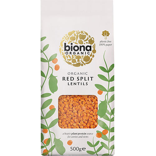 Røde linser Ø fra Biona Organic
