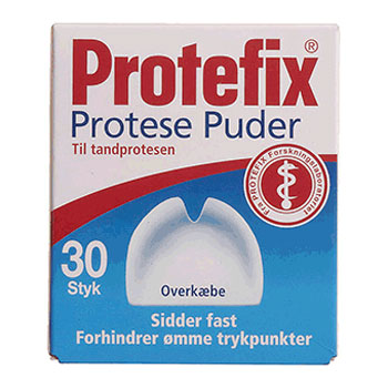Protefix overkæbe protese puder 30 stk fra Protefix