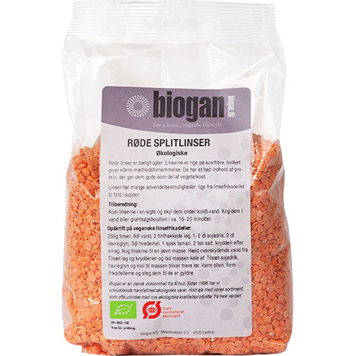 Røde splitlinser Ø fra Biogan