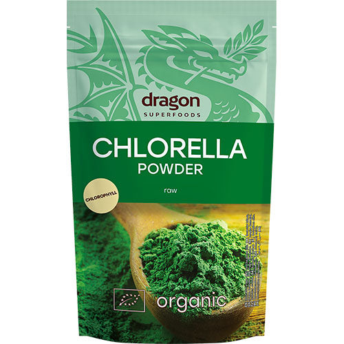 Chlorella pulver Ø fra Dragon Superfoods