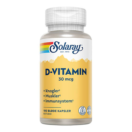 D-vitamin 30 mcg fra Solaray