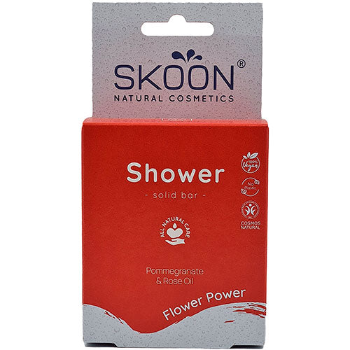 Solid Shower Bar Flower Power fra Skoon