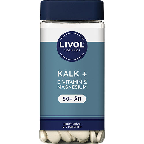 Livol Kalk + D vitamin & magnesium fra Livol