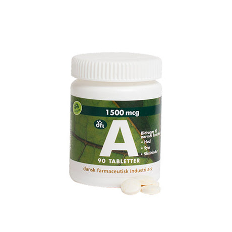 A-vitamin 1500 mcg, 5000 ie fra Grønne dfi vitaminer