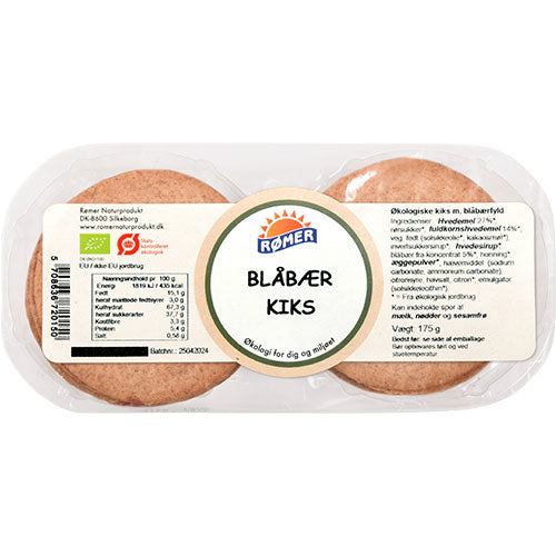 Kiks m. blåbærfyld Ø fra Rømer