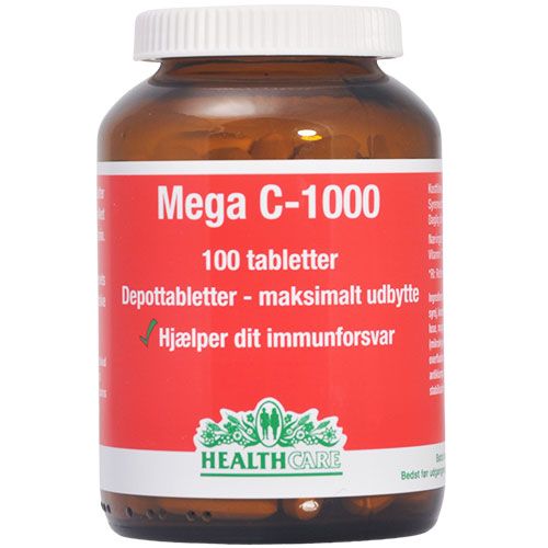 Mega C 1000 mg HealthCare fra HealthCare