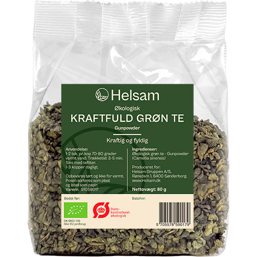 Kraftfuld grøn te Ø