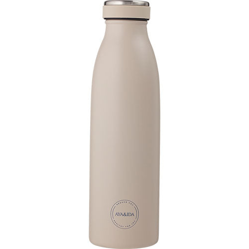 Drinking Bottle 500ml Cream Beige fra AYA&IDA
