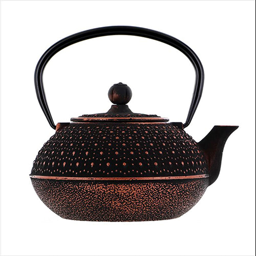 Tekande støbejern sort/guld 0,8 l fra Aromandise