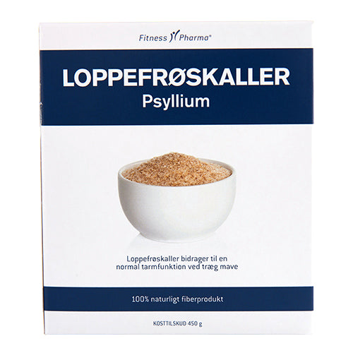 Loppefrøskaller Psyllium Fitness Pharma fra Fitness Pharma