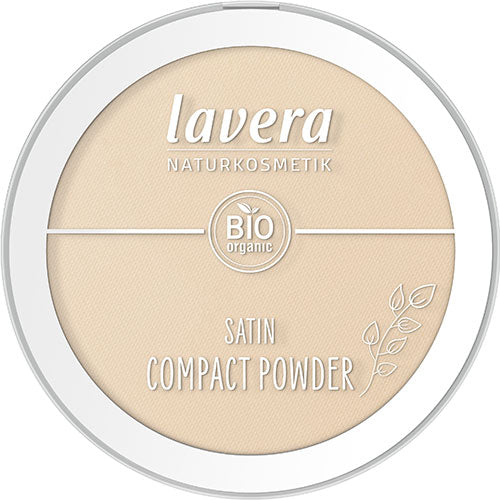 Satin Compact Powder - Medium 02 fra lavera