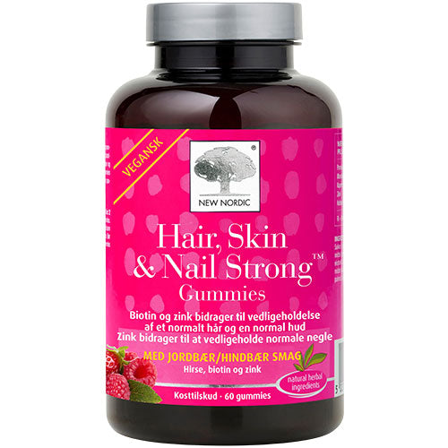 Hair, Skin & Nail Strong Gummies fra New Nordic