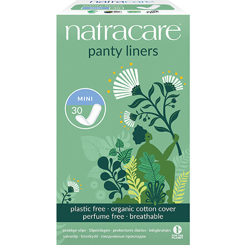 Natracare trusseindlæg MINI 30 stk panty liners fra Natracare