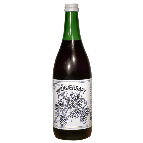 Hindbærsaft sød Ø fra Søbogaard