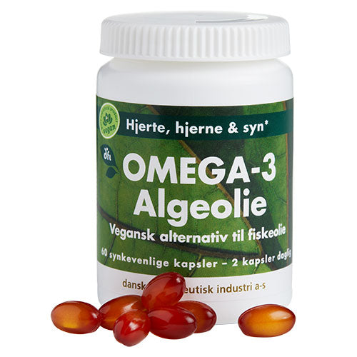 Omega-3 Algeolie fra Grønne dfi vitaminer
