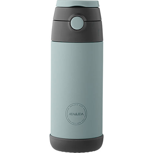 Kids Straw Bottle - Mint Green fra AYA&IDA