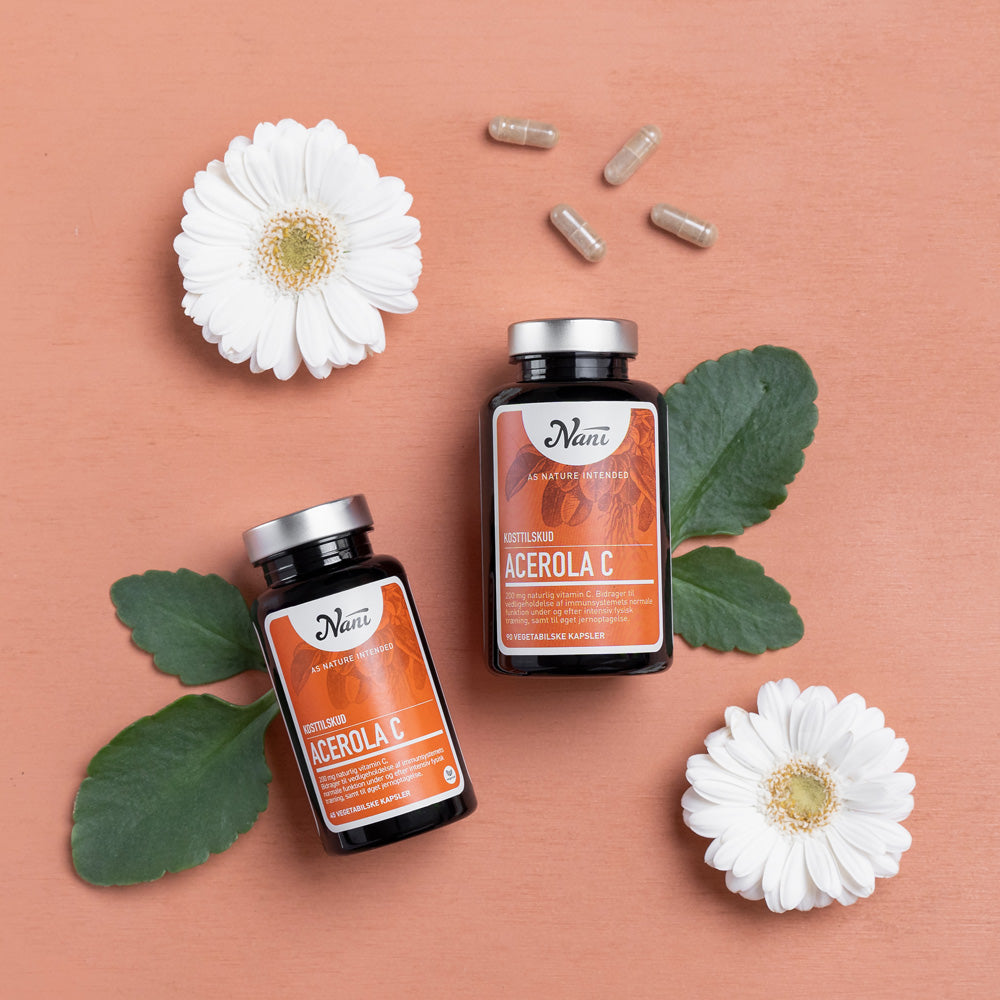 Nani Acerola C-vitamin | 90 kapsler fra Nani