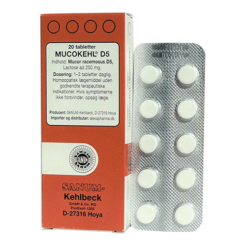 Mucokehl tabletter D5 fra Sanum