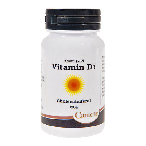 Vitamin D 30 mcg fra Camette