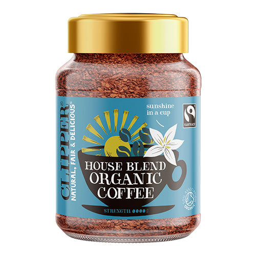 Instant Kaffe House Blend Fairtrade Ø fra Clipper