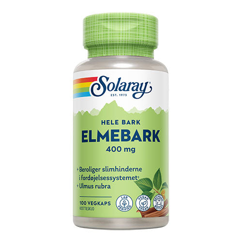Elmebark 400 mg fra Solaray