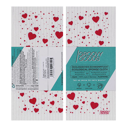 Karklud u. plastik hjerter fra Groovy Goods