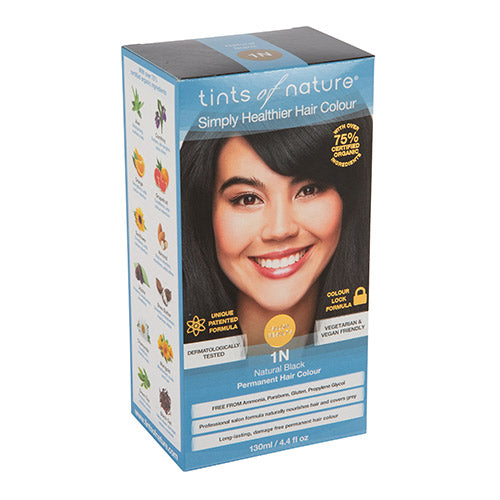 Hårfarve 1N Black Tints of fra Tints of nature