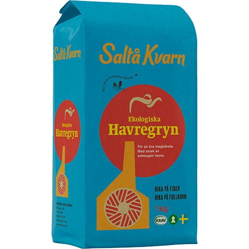 Havregryn grov Ø saltå kvarn fra Saltå kvarn