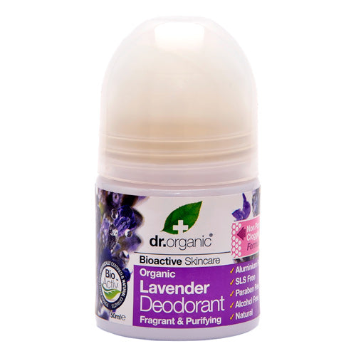 Deo roll on Lavender Dr. fra Dr. Organic