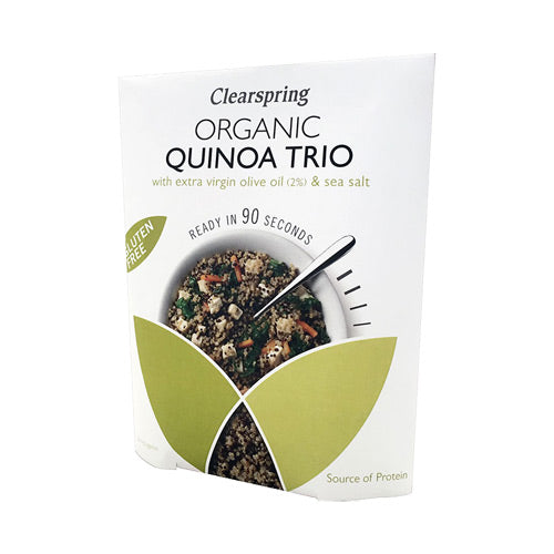 Quinoa trio Ø m. olivenolie & fra Clearspring