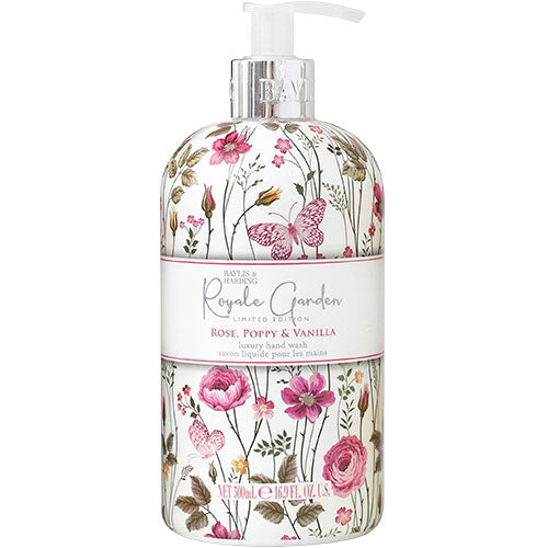 Royale Garden Rose, Poppy & Vanilla Hand Wash fra Baylis & Harding Royale Garden