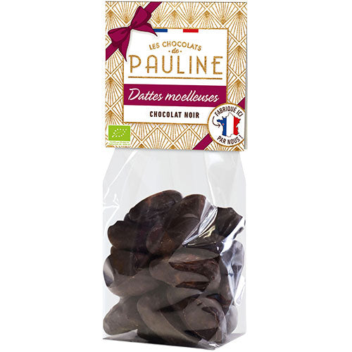 Dadler m. mørk chokoladeovertræk Ø