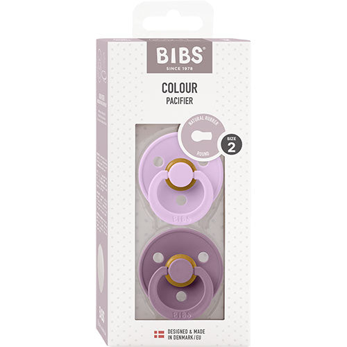 BIBS Colour size 2, 2 Pack Violet Sky/Mauve fra BIBS