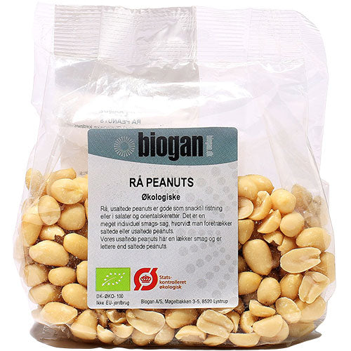 Peanuts rå Ø fra Biogan