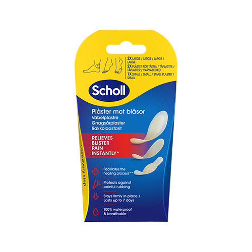 Scholl Blister Plasters Mixed 5 stk fra Scholl